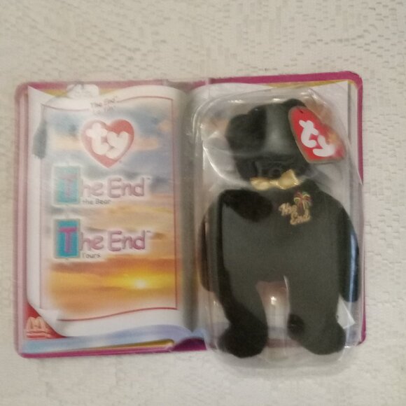 Beanie Babies Other - Ty Beanie Baby The End in original packaging with Faces of Teddy puzzle card